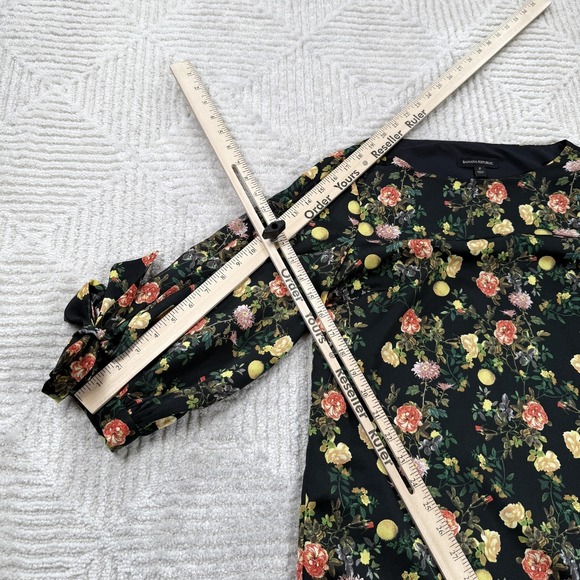 Banana Republic Dress Womens 2 Floral Shift Work Office Romantic Garden Party - Picture 6 of 11